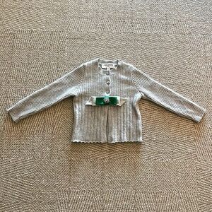 Simonetta Girls Grey Cardigan